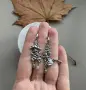 Серебряные серьги «Дискотека»