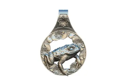 Серебряная подвеска малая «Жаба»