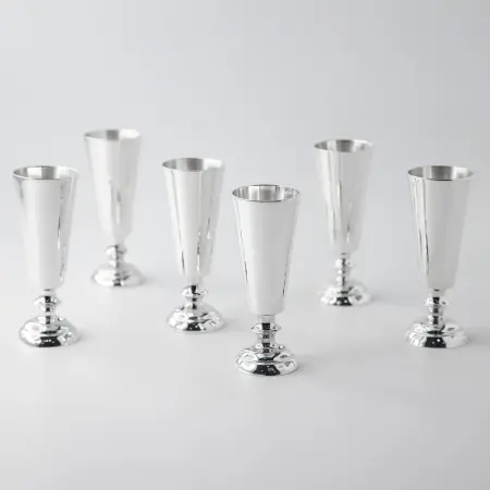 Набор серебряных рюмок «№2» - 6 предметов