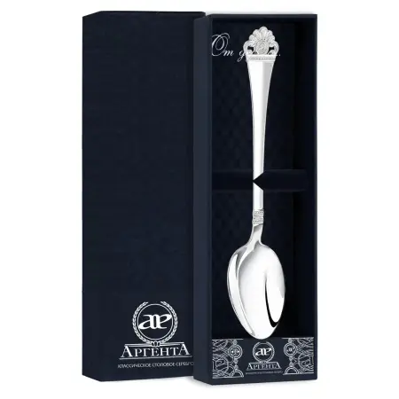 Ложка чайная "Афина" серебро 925