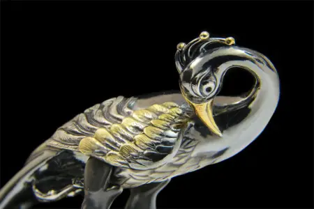 Серебряная лопатка для торта «Жар-Птица»