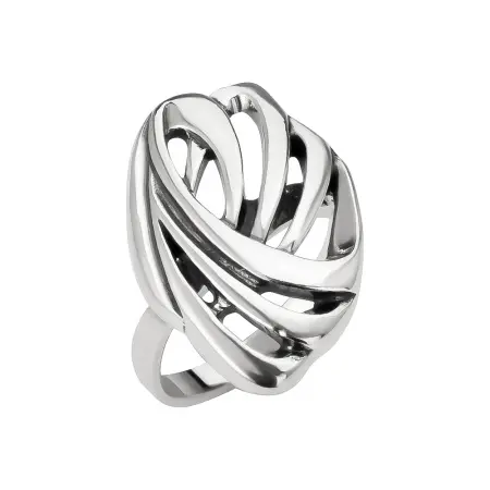 Серебряное кольцо «Обруч»