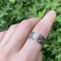 Кольцо из серебра с жемчугом