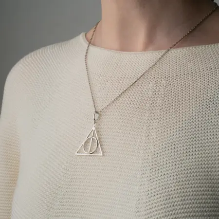 Серебряная подвеска «Дары смерти»