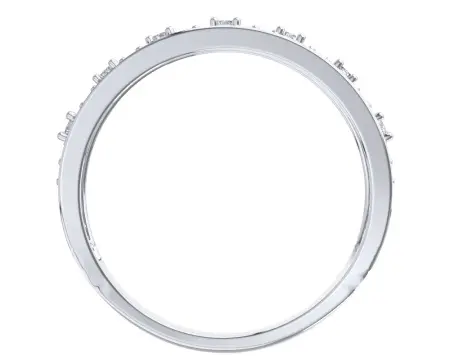 Серебряное кольцо с фианитами