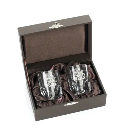 2 водочные стопки «Георгий Великий»