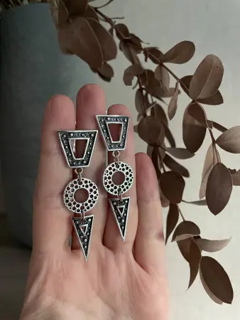 Серьги из серебра «Премьера»