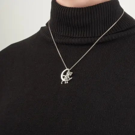 Серебряная подвеска «Лунатик»