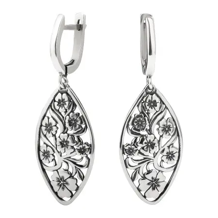 Серебряные серьги «Вероника»