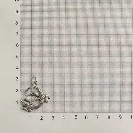 Серебряная подвеска «Варан»