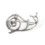 Брошь «Улитка» из серебра