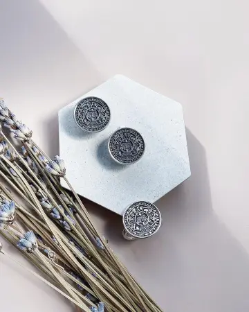 Серебряные серьги «Амулет»