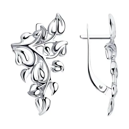 Серьги из серебра