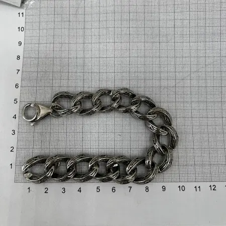 Серебряный браслет «Орнамент» ширина 17 мм