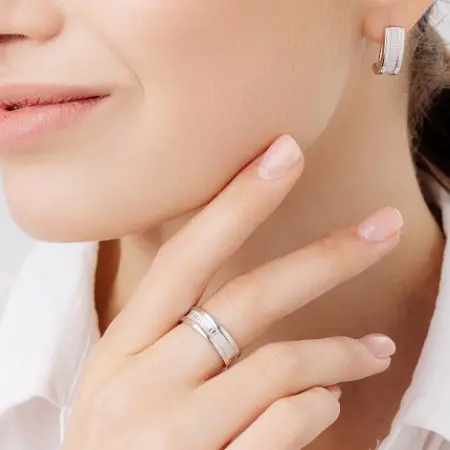 Серьги из серебра