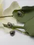 Серьги из серебра с сапфирами