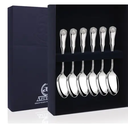 Серебряный набор «Визит» 6 кофейных ложек