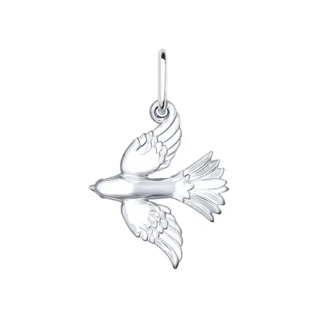 Серебряная подвеска «Птичка»