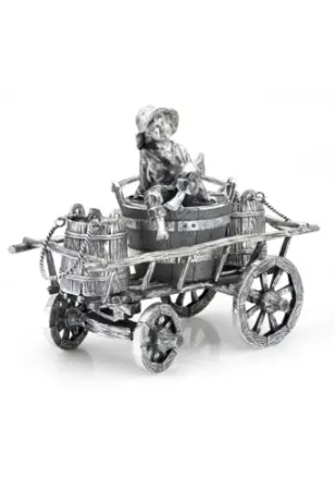 Серебряный набор для специй «Телега»