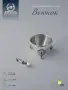 Солонка из серебра «Вьюнок» с ложкой