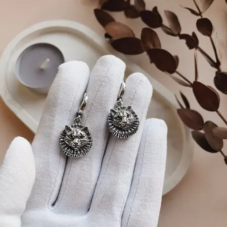 Серьги из серебра «Вельможа»