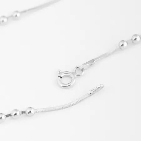Цепь из серебра «Шарики»