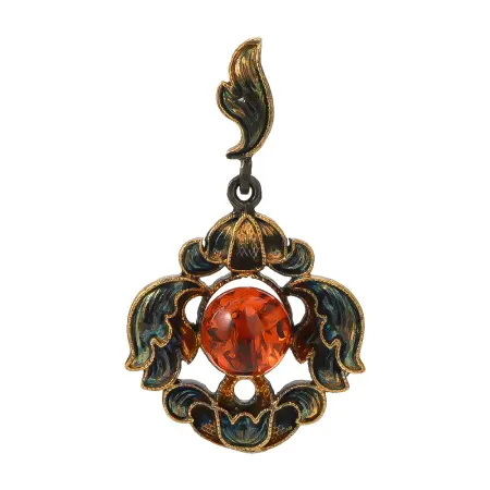 Подвеска из серебра с эмалью