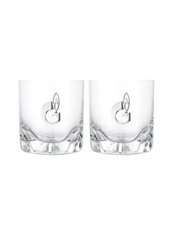 2 стакана для виски «Газпром» с серебром