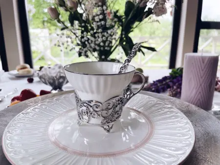Чашка чайная «Кружевные узоры»