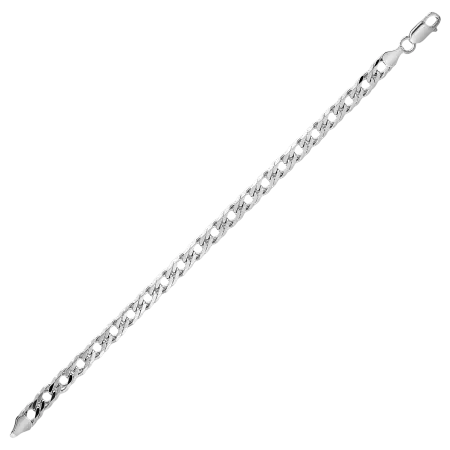 Серебряный браслет «Двойной ромб»