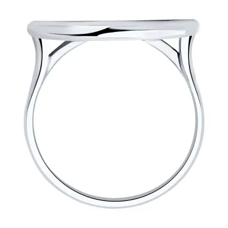 Кольцо из серебра с фианитами