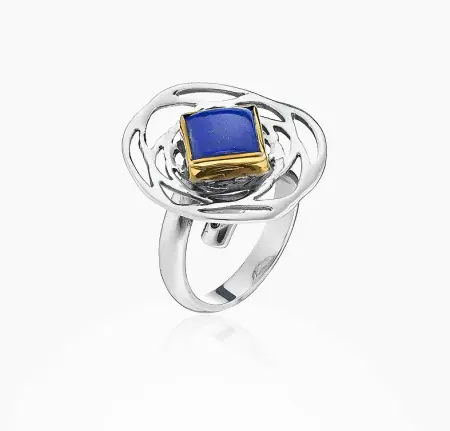 Серебряное кольцо «Вихрь»