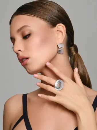 Серьги из серебра