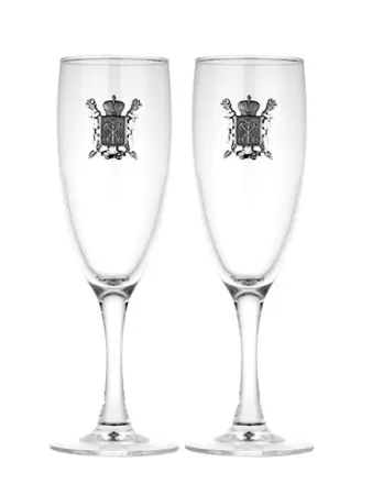 2 бокала под шампанское «Петербург»