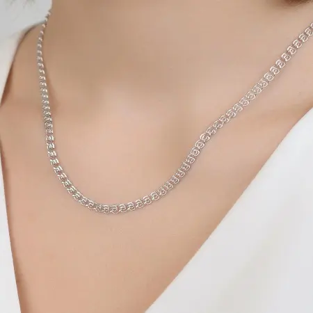 Цепь серебряная «Love»