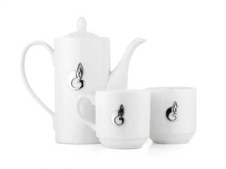 Фарфоровый чайный набор «Газпром»