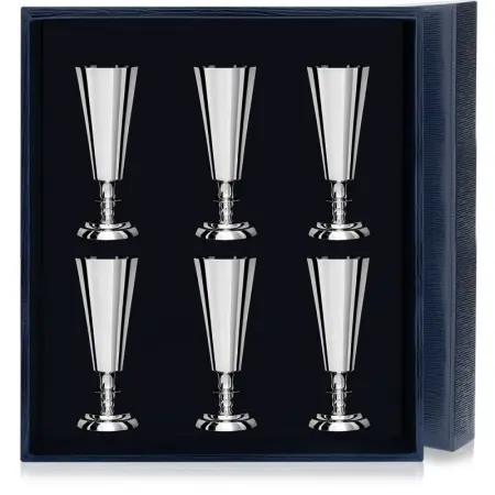 Набор серебряных рюмок «№2» - 6 предметов