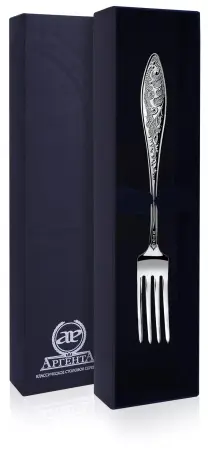 Серебряная десертная вилка «Морозко»