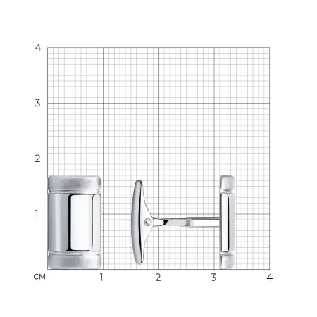 Запонки из серебра