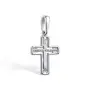 Крест из серебра с бриллиантом