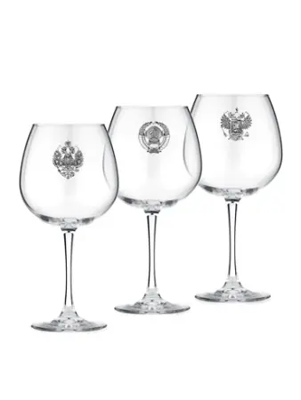 Серебряные бокалы для вина «Эпохи»