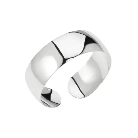 Серебряный браслет жесткий «Гладкий»