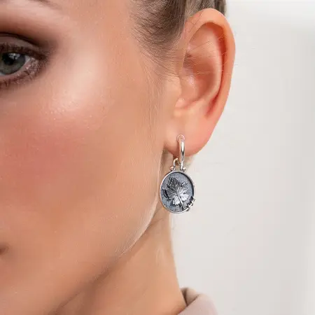 Серьги из серебра