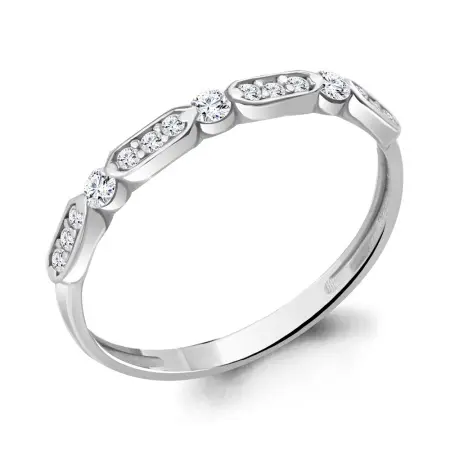 Серебряное кольцо с фианитами