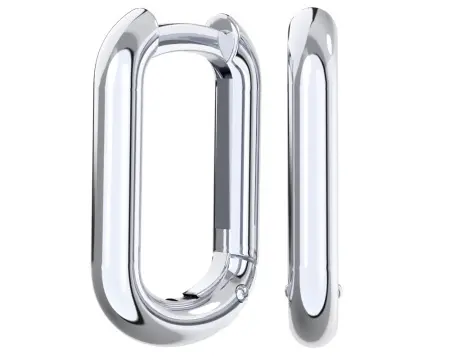 Серебряные серьги «Геометрия»