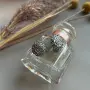 Серьги из серебра «Узоры»