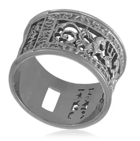 Серебряное кольцо «Благовещенский мост»