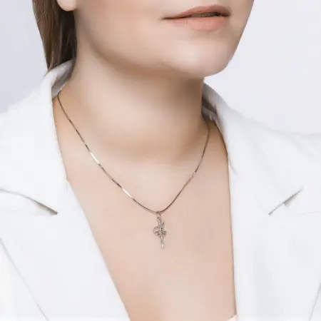 Подвеска из серебра «Балерина»