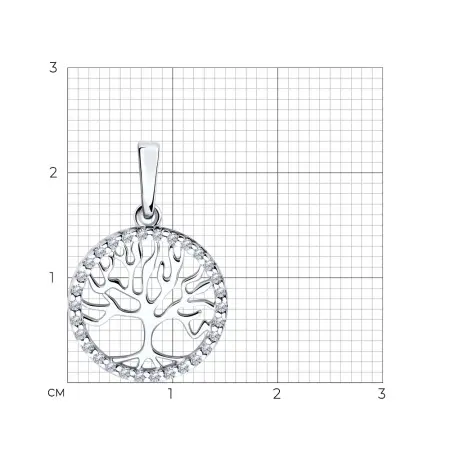 Серебряная подвеска «Древо жизни»