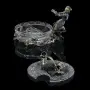 Серебряная икорница «Емеля» с лопаткой «Щука»